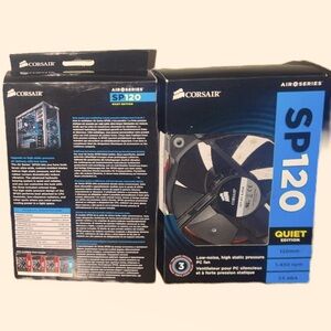 Corsair SP120 High Performance Edition 120mm Case Fans Very Quiet … Brand New.